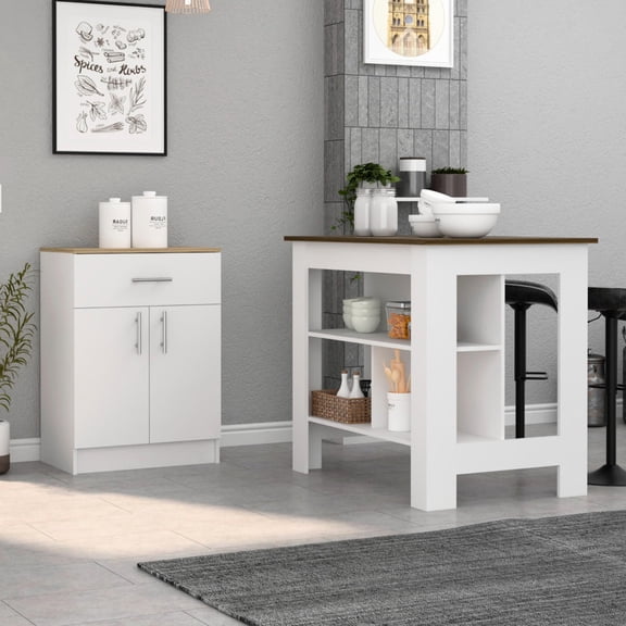 2-Piece Kitchen Set with Intuitive Interlocking System / Effortless Assembly for All Skill Levels