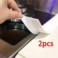2Piece Kitchen Stove Gap Cover Silicone Gap Filler for 21 Stove