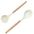 thumbnail image 1 of 2 Piece Kitchen Utensil Set- Stainless Steel and Silicone Kitchen Tools with Wooden Handles, 1 of 5