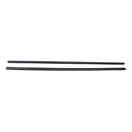 2-Piece Left and Right Side Door Window Belt Trim Molding for Honda Civic Coupe 2-Door 2006-2011