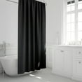 thumbnail image 1 of 2-Piece Light Magnetic Mildew Water Resistant Solid Plastic Vinyl Shower Curtains Liner, 1 of 9