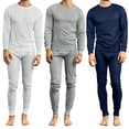 thumbnail image 1 of 2-Piece Lightweight Thermal Set Of Both A Thermal Top And Bottom Long John (3-Pack), 1 of 5