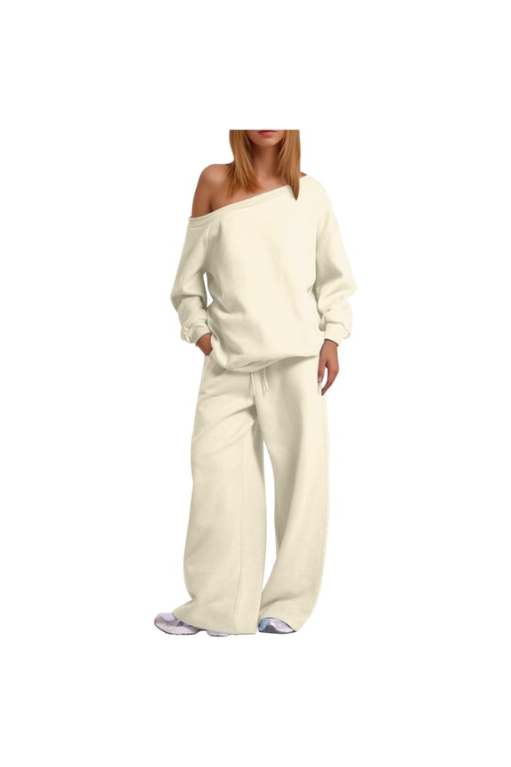 2 Piece Lounge Sets for Women Plus Size Spring Two Piece Lounge Sets for Women 2025 Women's Solid Color Casual Loose Sports Hoodie Top And Pants Set my reorder list