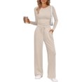 thumbnail image 1 of 2 Piece Lounge Sets for Women Fall Outfits 2025 Two Piece Travel Sweatsuits Business Casual Fashion Clothes, 1 of 12