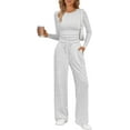 thumbnail image 1 of 2 Piece Lounge Sets for Women Fall Outfits 2025 Two Piece Travel Sweatsuits Business Casual Fashion Clothes, 1 of 12
