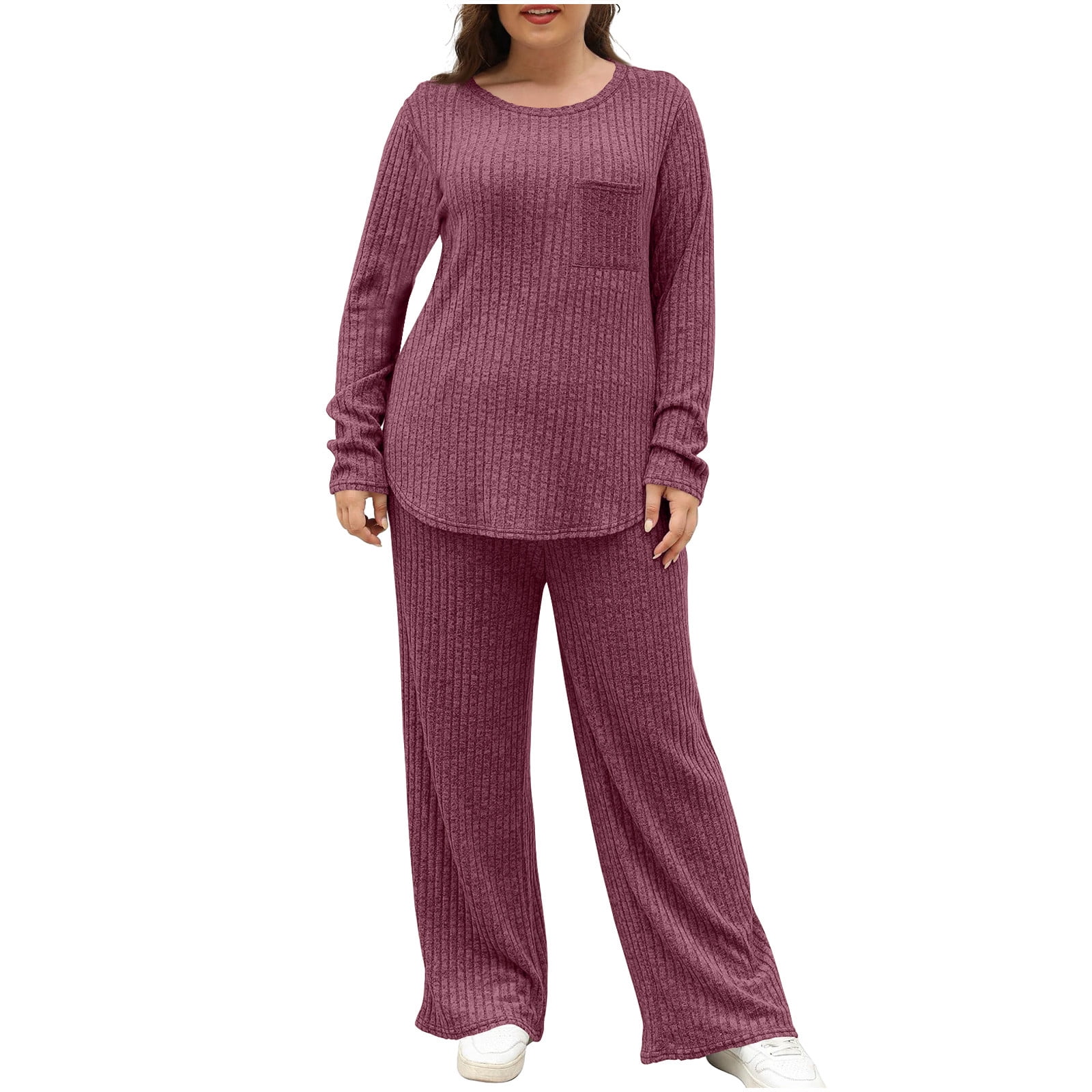 Chic & Cozy 2-Piece Lounge Set – Long Sleeve, Loose Fit, Casual Vibes main image 0