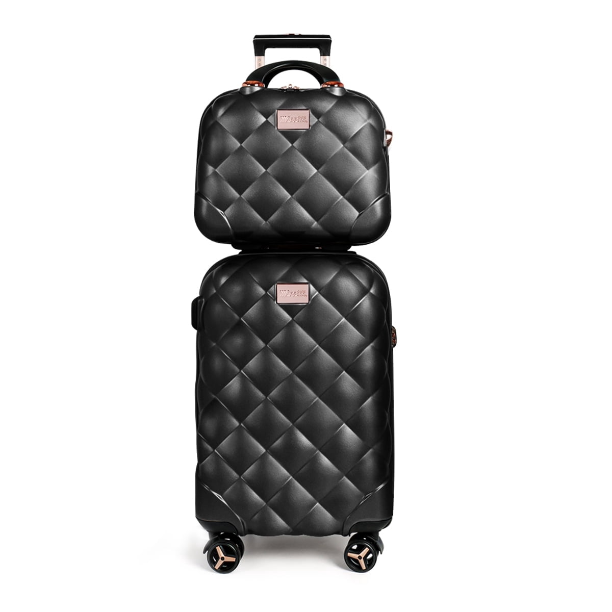 2-Piece Luggage Set Expandable Lightweight Hardside Spinner
