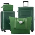 thumbnail image 1 of 2 Piece Luggage Set with Bags Expanable Spinner Wheels ABS Lightweight Suitcase with TSA Lock 20inch+24inch, 1 of 9