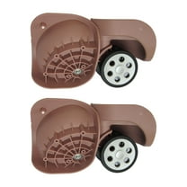 2 Piece Luggage Wheels Suitcase Replacement Wheels Caster Wheels 360 Degree Rotation for Travel Trolley Cases