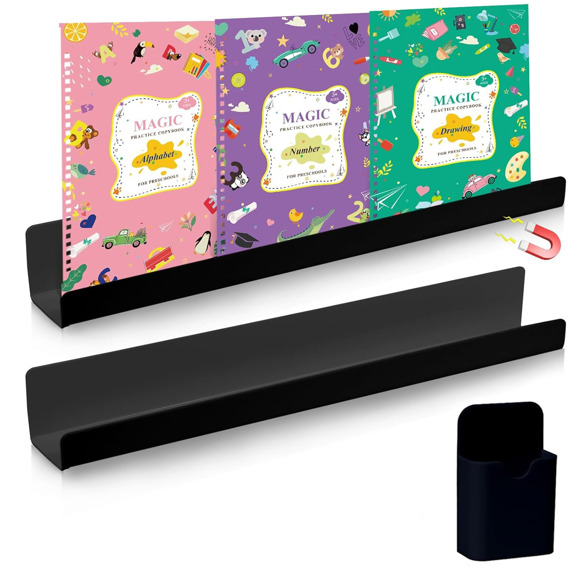 2Piece Bookends for Whiteboard Classroom bookends