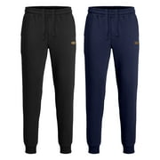 BARGAIN HONCHO 2-Piece Men's Winter Warm Soft Cozy Comfy Fleece Lined Jogger Pants