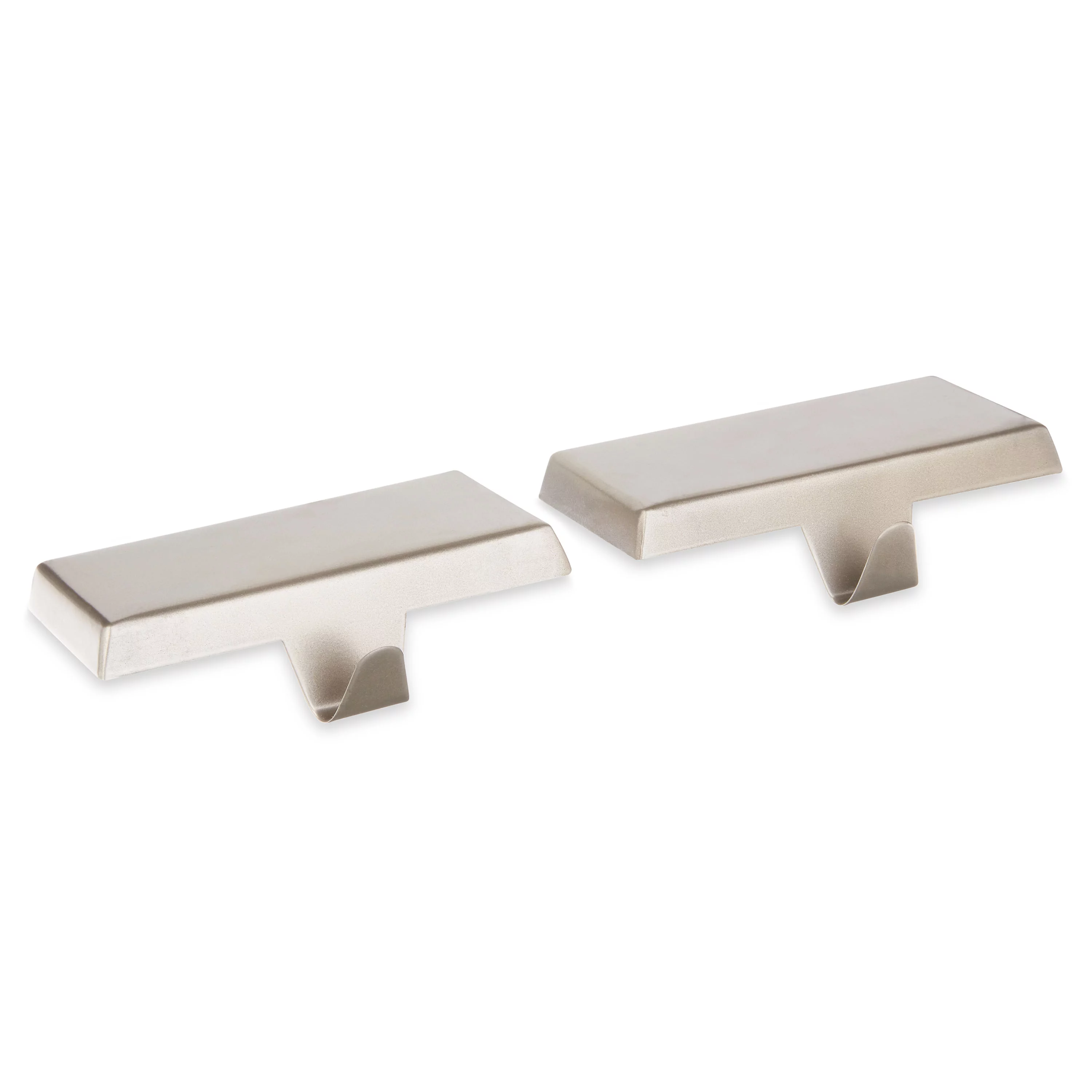 2Piece Metal Christmas Stocking Holder Set with Pewter Finish by Holiday Time