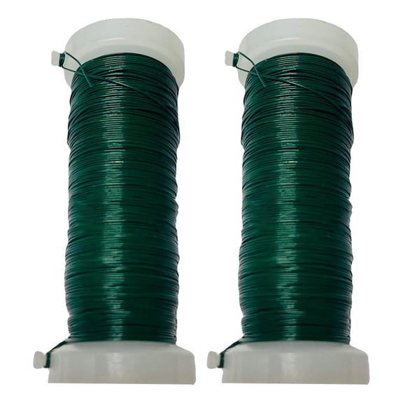 2 Piece Metal Craft Binding And Flower Arrangement Wire Set For Wreath Making
