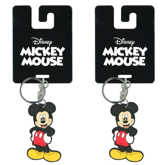 2 Piece Mickey Mouse Lasercut Rubber Bag Clip Accessory