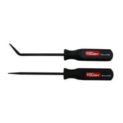 Hyper Tough Mini Handled Steel Pry Bar Set with Straight and Curved Blades