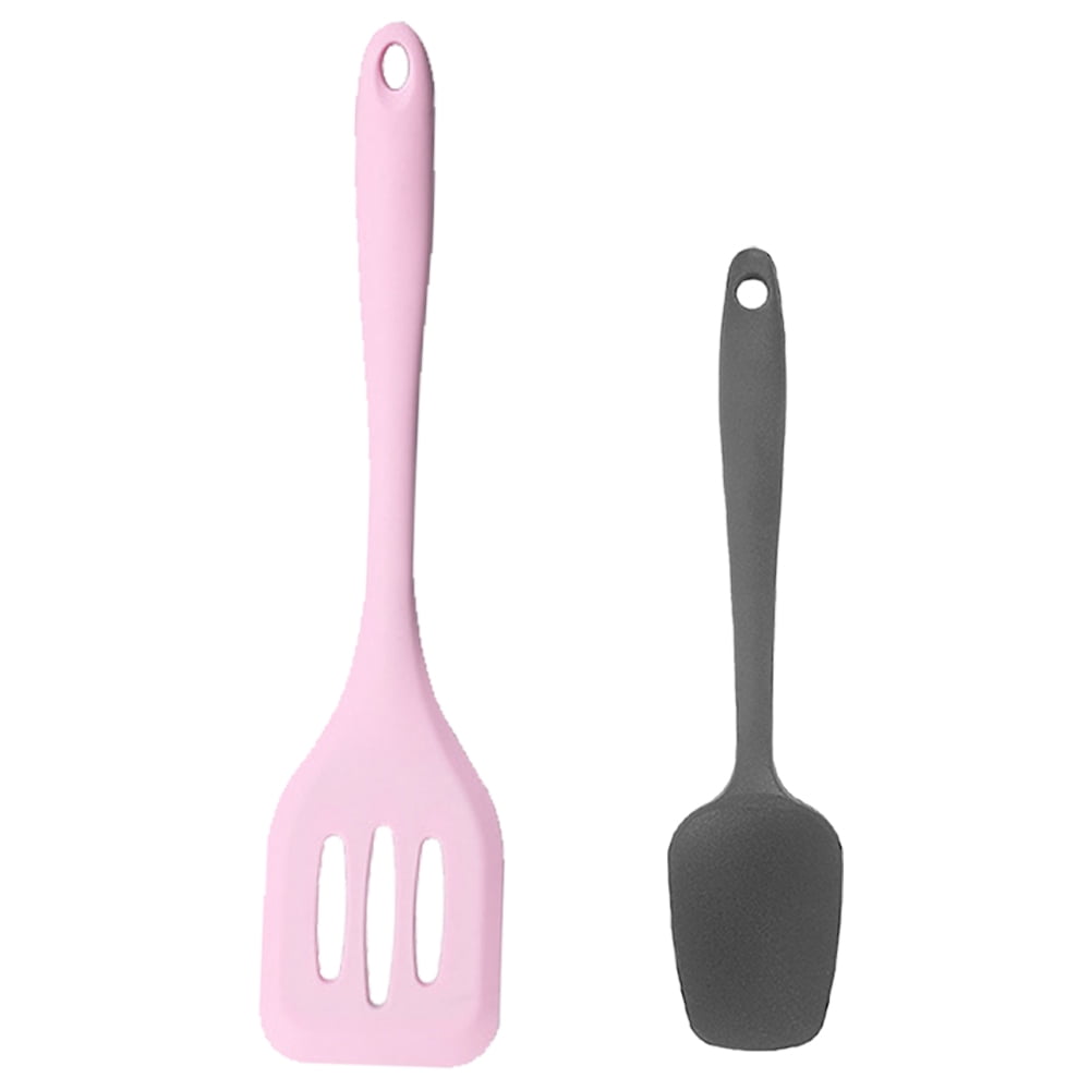 2 Piece Mini Kitchen Utensil Set- Silicone Kitchen Tools Non-Stick ...