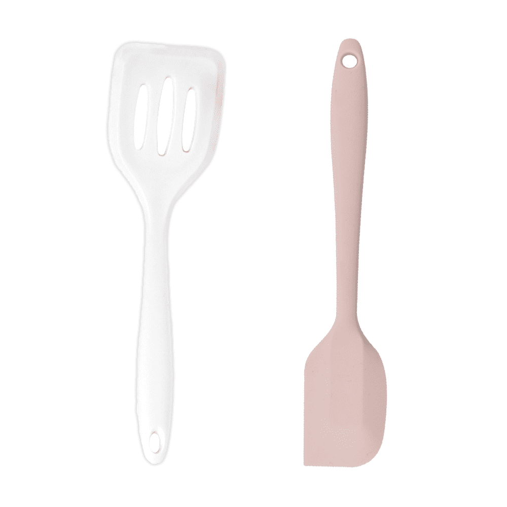 2 Piece Mini Kitchen Utensil Set- Silicone Kitchen Tools with ...