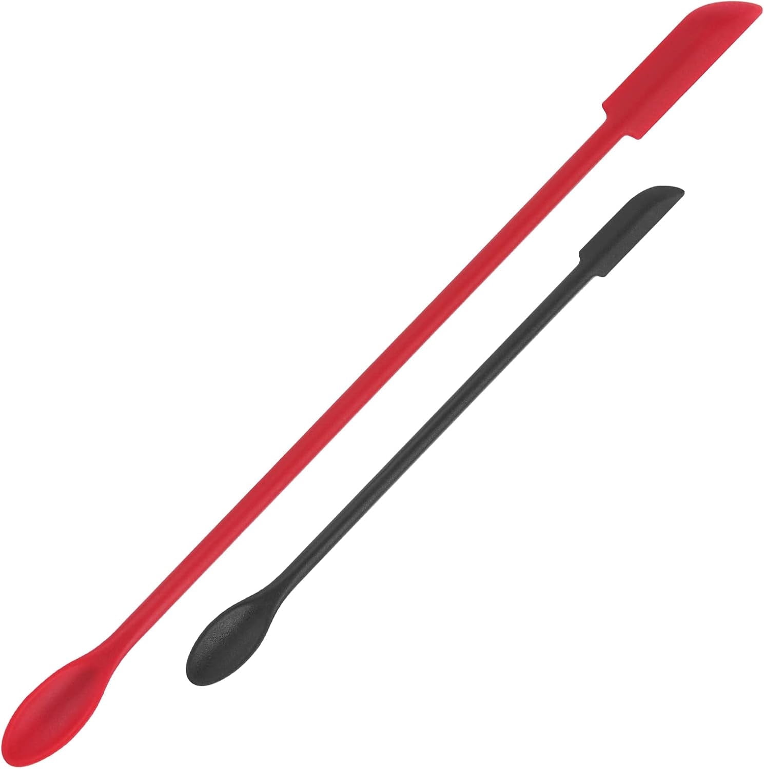 SamFit 2-Piece Mini Silicone Spatula Set, Small Makeup Scrapers ...