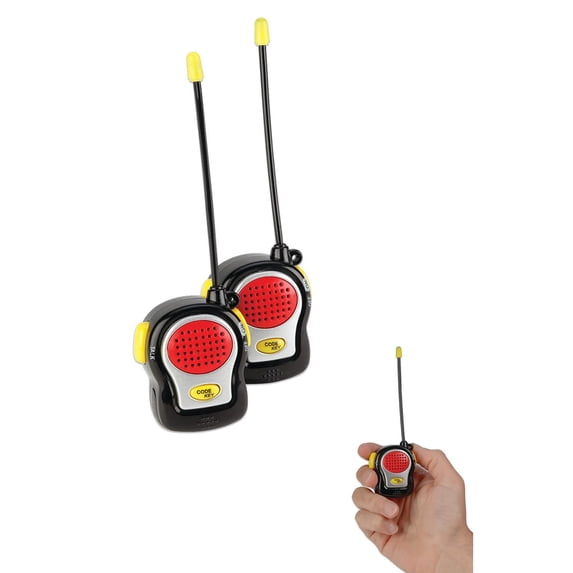 2 Piece Mini Walkie Talkies for Kids- Two Way Radio Toy for Boys and Girls