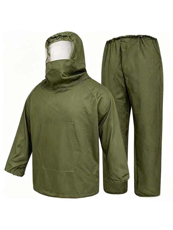 2-Piece Mosquito Jacket, Bug Jacket with Hood for Men Women, Mosquito Net Suits for Fishing Outdoor Protection
