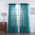 thumbnail image 1 of Diamond Home Natural Linen Semi-Sheer Curtains, 52” x 63” (2 Panels), 1 of 3