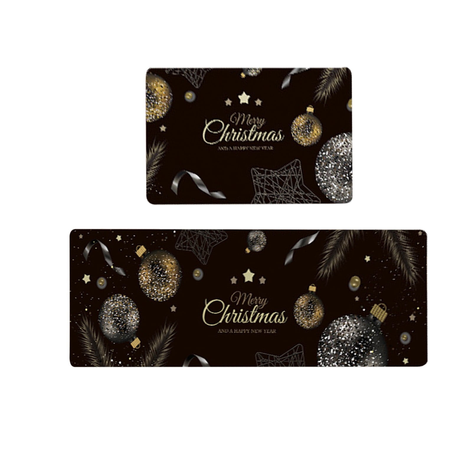 2 Piece Non Kitchen Mat Runner Rug Set Doormat Cute Rugs for Living