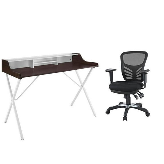 2 Piece Office Set with Desk and Chair