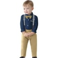 thumbnail image 1 of 2 Piece Outfits For Boys Toddler Baby Clothes Suit Gentleman Wedding Clothes Set,Size 18-24 Months, 1 of 6