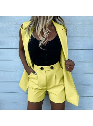 Womens blazer and shorts hotsell
