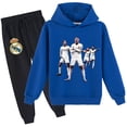 thumbnail image 1 of 2 Piece Outfits Long Sleeve Sweatpants Set Kids Mbappé Sport Pullover Sweatshirt and Pants Sets for Boys Girls, 1 of 3