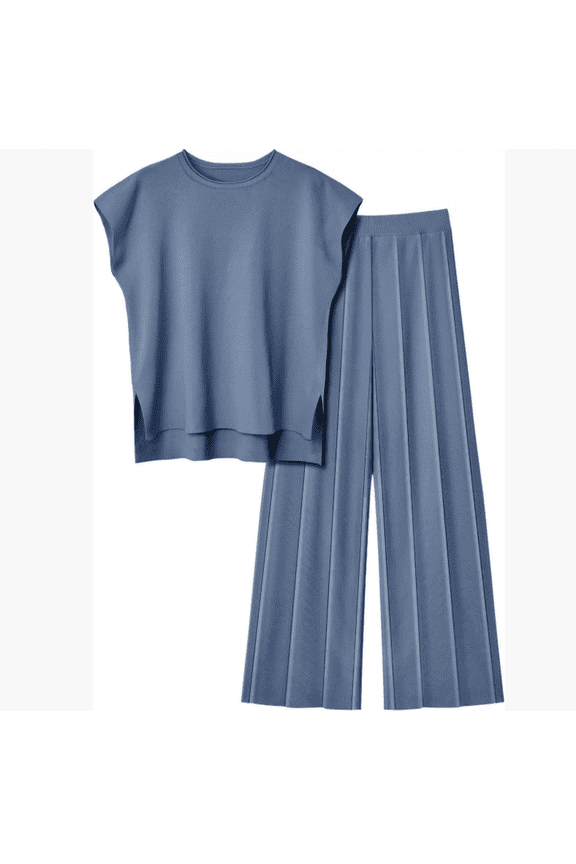 2 Piece Outfits for Women Tracksuits Sweater Sets Lounge Wear Sets Knit Pullover Homewear