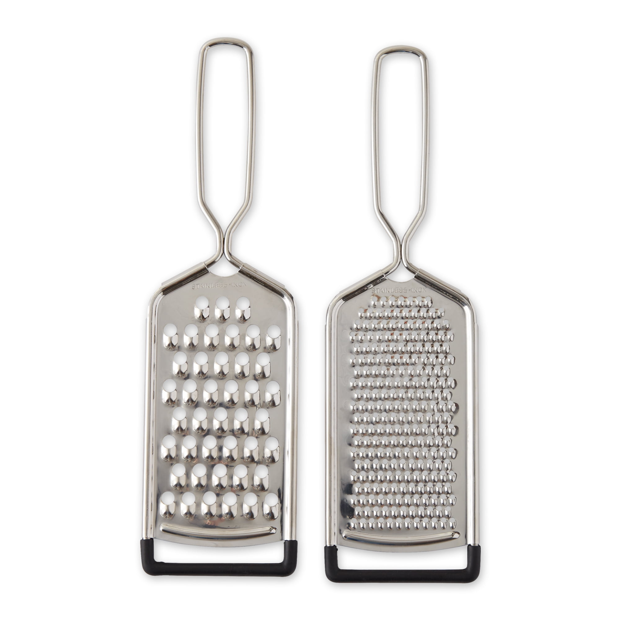 Stainless Steel Non-Slip Handheld Cheese Grater Set