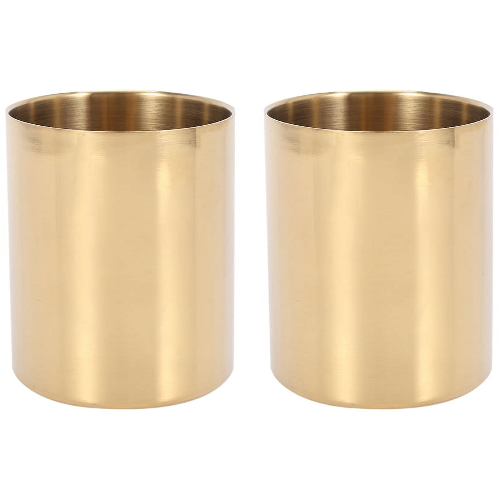 2-Piece Pencil Cup Holder Pen Pot Makeup Brushes Holder Desk Stationery ...