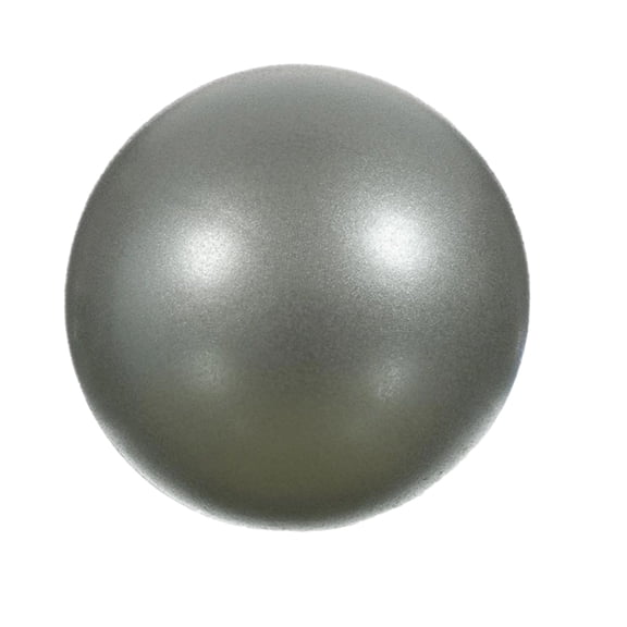 2-Piece Pilates Ball Set, Exercise Ball for Yoga, Silver-Gray Inflatable Stability Ball with Straw, Anti-Burst PVC Fitness Ball for Core Training, Postpartum Recovery, Physical Therapy, Home Gym