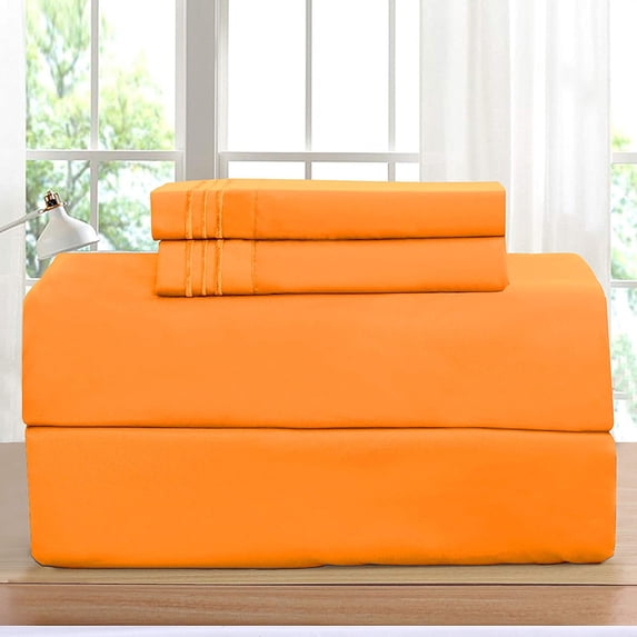 2-Piece Pillowcases- Standard Size-Elite Orange