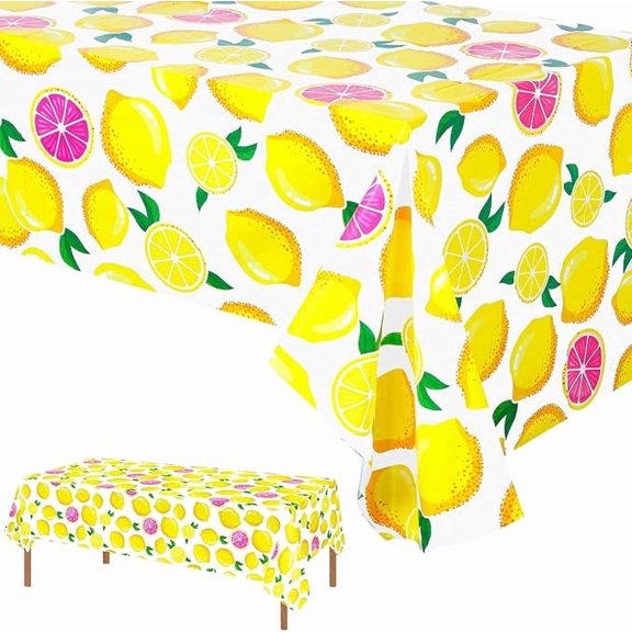 2 Piece Pink Lemon Party Table Decorations