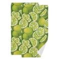 thumbnail image 1 of 2-Piece Polyester cotton Towel Set Absorbent Lemon Hand Towel Bath Towel Soft and Comfortable Machine Wash 28.3x14.4, 1 of 7