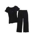 thumbnail image 1 of 2 Piece Postpartum Nursing Pajamas Set Casual Soft Maternity Breastfeeding Pjs Sleepwear Loungewear Clothes Layer, 1 of 3