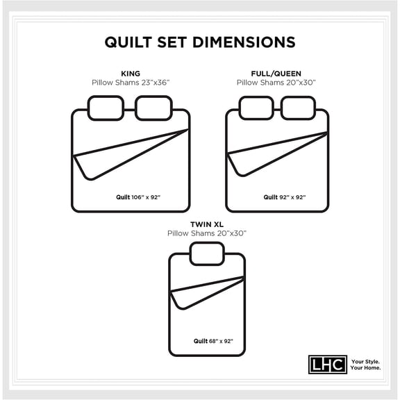 2-Piece Quilt and Bed Set Hypoallergenic Polyester Microfiber Glory Bound Patriotic Americana Flag Print All-Season Blanket with Shams by LHC (TXL), Deep Red, Antique White, Navy Blue