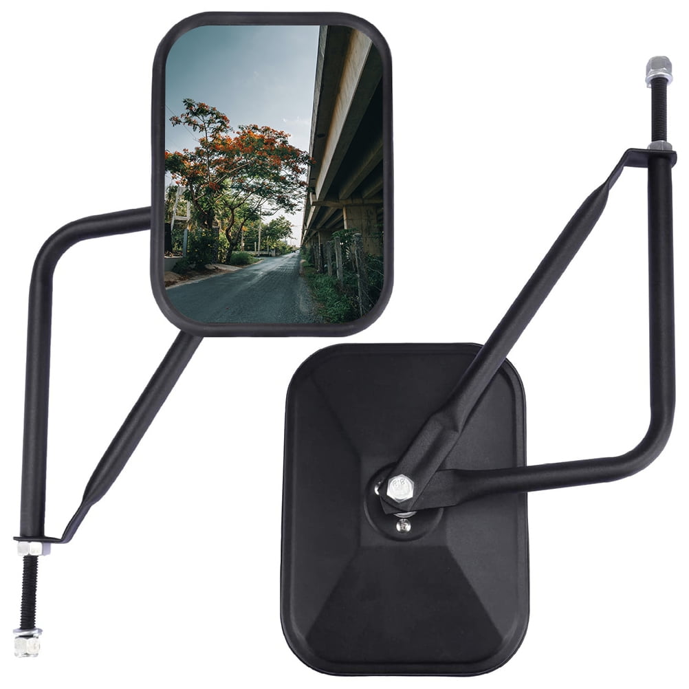 2 Piece Rearview Door Hinge Mirrors for Jeep Wrangler JL, JK, TJ, LJ