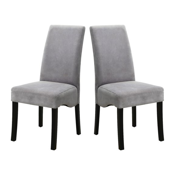 2 - Piece Rectangular Dining Side Chairs | Ideal for Coffee Time in Dining Room | MDF Core with Velvet Upholstery | Withstands Regular Use