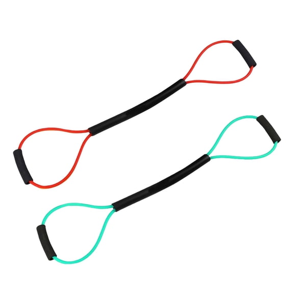 2 Piece Resistance Band Shadow Boxing Gym Pull Rope Indoor Home , StyleE, Multiple sizes