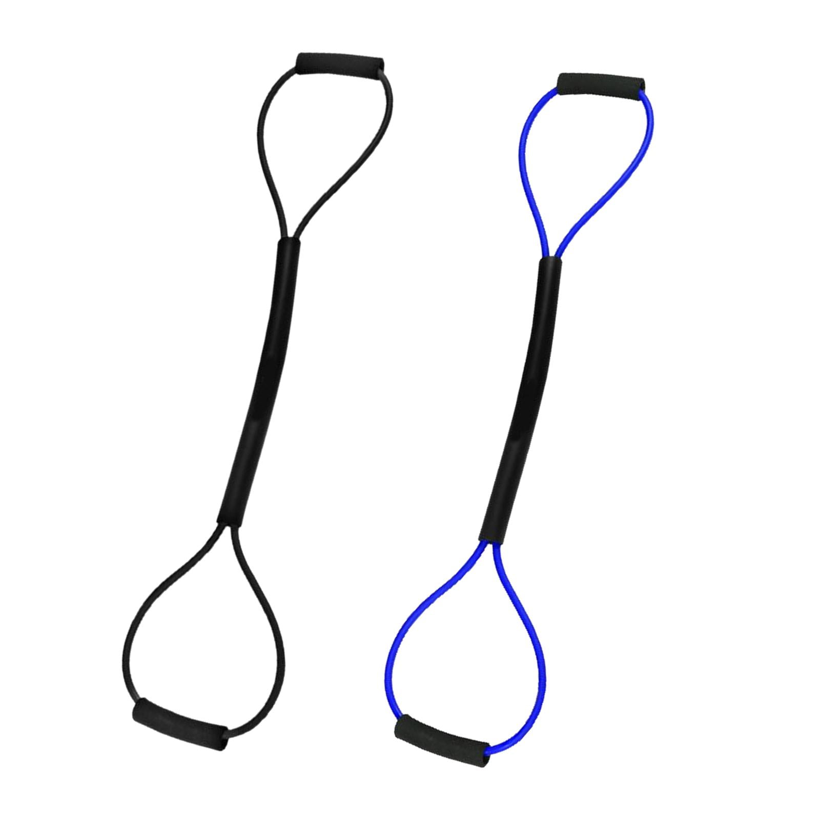 2 Piece Resistance Band Shadow Boxing Gym Pull Rope Indoor Home , StyleG, Multiple sizes