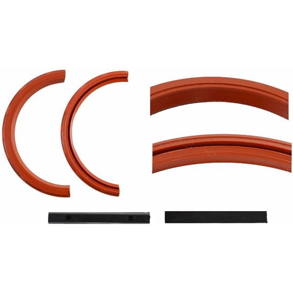 2-Piece Rubber Rear Main Seal Compatible with GM/Buick/Oldsmobile