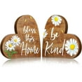 thumbnail image 1 of 2-Piece Rustic Charm: Small Wooden Heart Table Decorations - Ideal Farmhouse Centerpieces for Living & Dining Rooms, Perfect Housewarming Gifts & New Home Accents (Simple & Elegant Style), 1 of 6