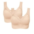 thumbnail image 1 of 2 - Piece Seamless Ice Silk Bras for Women - Push - Up, Anti - Sagging, and Sports - Friendly, 1 of 6