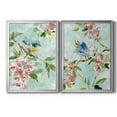 thumbnail image 1 of 2 Piece Set Asbury Garden Song I Premium Framed Canvas - Ready to Hang - 22.5 x 30.5 Each - Silver Frame, 1 of 8