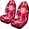 2 Piece Set Cars Seat Protector Covers Universal Fit Florals Fashion Vehicle Seats Cover for