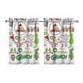 thumbnail image 1 of 2 Piece Set Kitchen Curtains Small Short Cafe Window Curtains Rod Pocket Bathroom Tier Window Treatment Drapes 27.5x36inch, 1 of 4