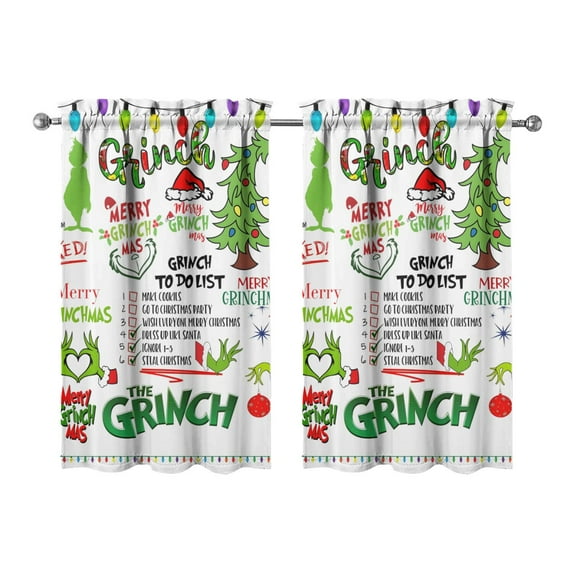 2 Piece Set Kitchen Curtains Small Short Cafe Window Curtains Rod Pocket Bathroom Tier Window Treatment Drapes 27.5x39inch